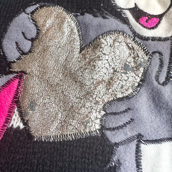 Cote a Cote Paris Bunny Cartoon " All you need is a Heart of Gold Pullover M/L - Picture 5 of 5